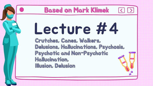Mark Klimek NCLEX Review: Crutches, Canes, Walkers, Delusions, Hallucinations, Psychosis