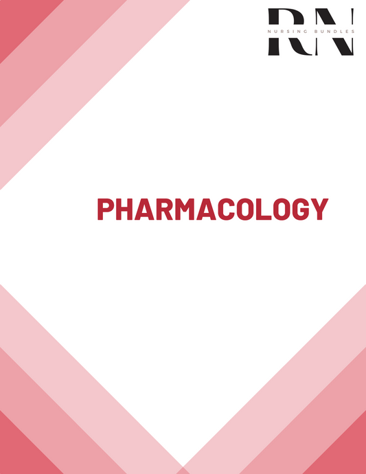 Pharmacology Bundle - Nursing School Bundles 2025-2026