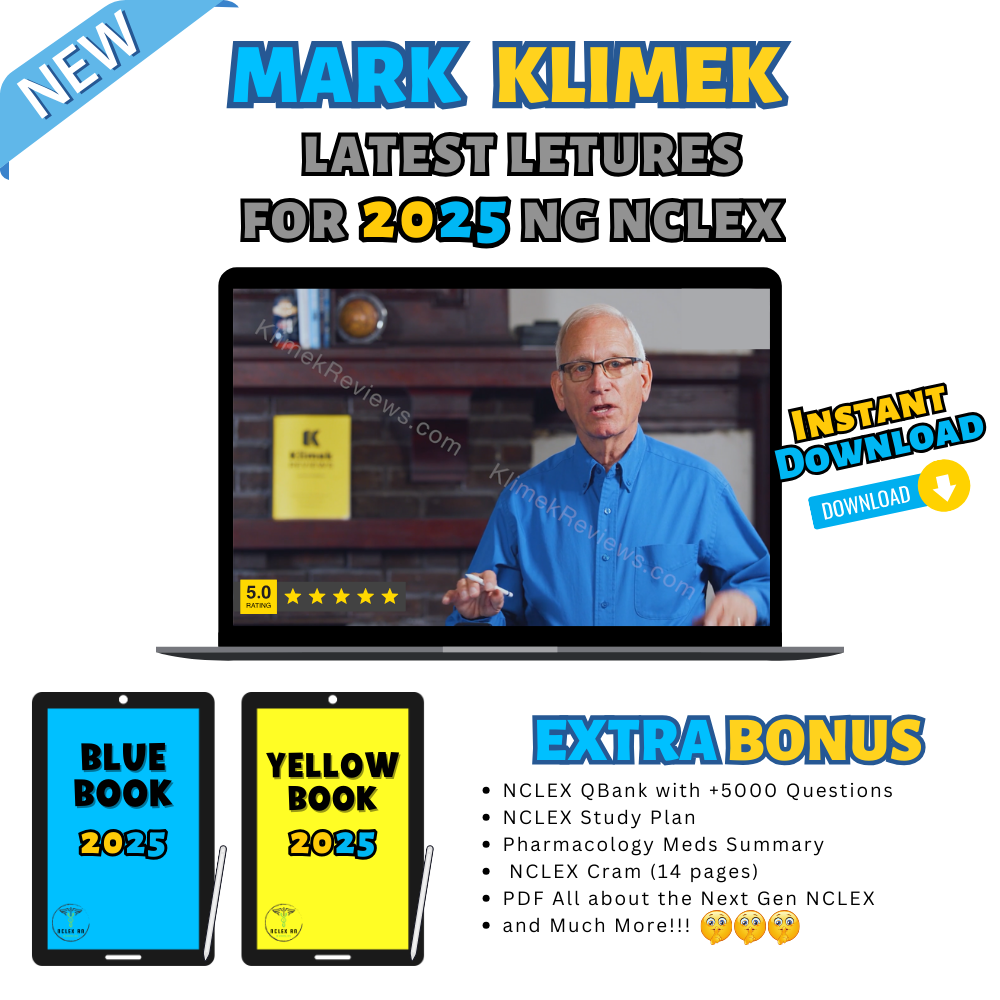 Mark Klimek Latest Lectures for NCLEX 2025-2026 | Video Lectures