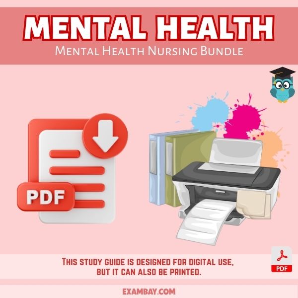 Mental Health Nursing Bundle for Nursing School 2025-2026 | Mental Health Nursing Study Guide