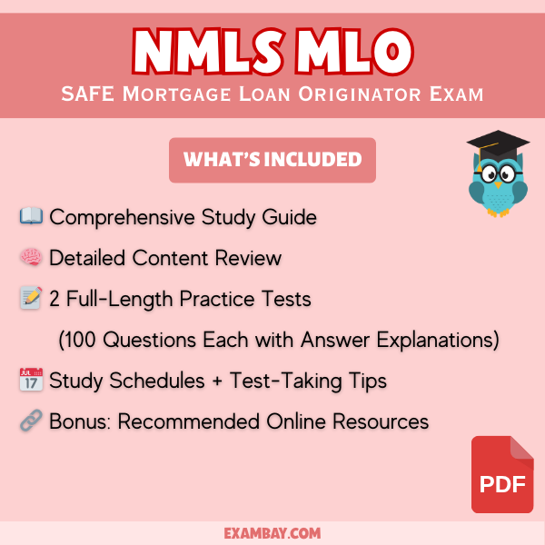 NMLS Study Guide 2025-2026: SAFE Mortgage Loan Originator Exam with Detailed Review of Federal Laws, Ethics, TRID, Respa and Practice Tests