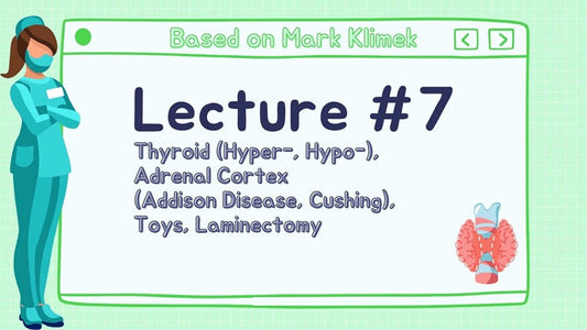 Mark Klimek NCLEX Review: Thyroid, Adrenal Cortex (Addison Disease, Cushing), Laminectomy