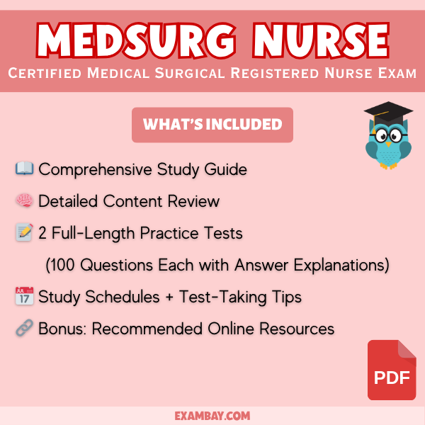 Medical-Surgical Nurse Exam Study Guide 2025-2026: Master Nursing Care, Professional Ethics, Patient Education with Full-Length Practice Tests