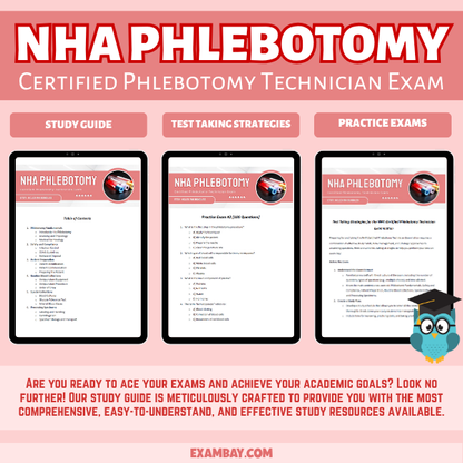 Certified Phlebotomy Technician Exam Bundle 2025-2026 - Exam Review
