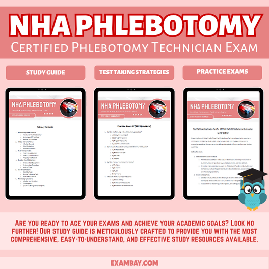 Certified Phlebotomy Technician Exam Bundle 2025-2026 - Exam Review