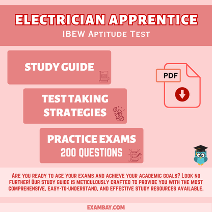 Electrician Apprentice Study Guide 2025-2026: IBEW Aptitude Test Prep Book with Detailed Content Review, Exam Strategies & 2 Practice Tests