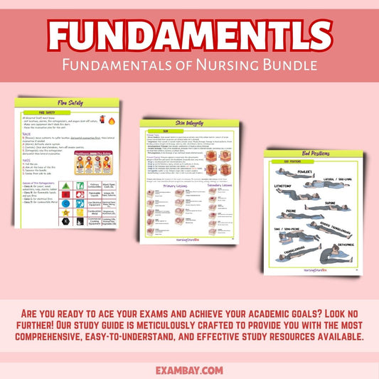 Nursing Fundamentals Bundle for Nursing School 2025-2026 | Fundamentals of Nursing Study Guide