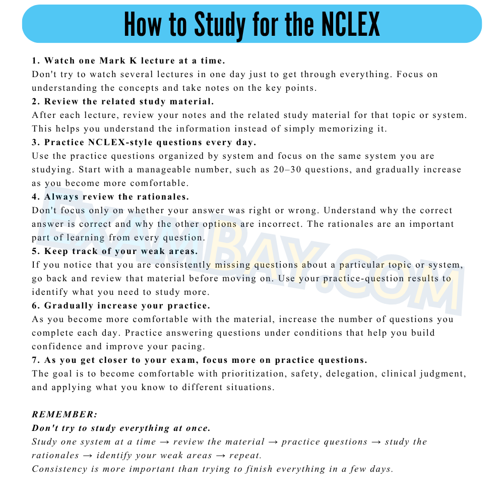 How to study for the NCLEX with Mark Klimek