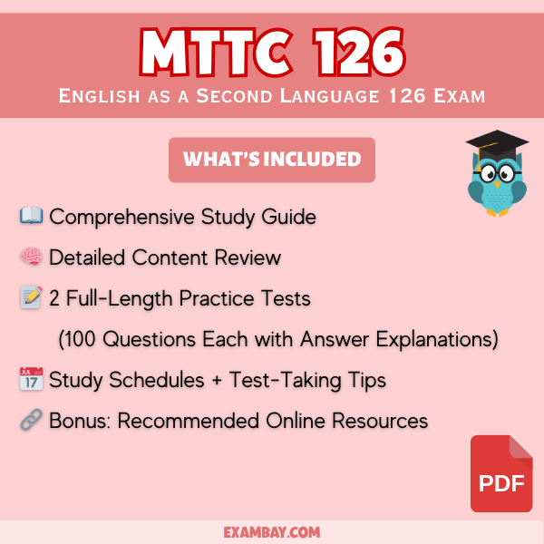 MTTC English as a Second Language (126) Study Guide 2025-2026: Michigan Teacher Certification Prep with Detailed Review & Two Practice Tests