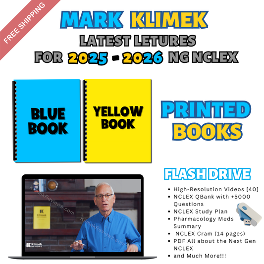 Mark Klimek Latest Lectures for NCLEX 2025-2026  | Printed Books and Video Lectures