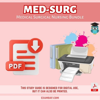 Medical Surgical Nursing Bundle for Nursing School 2025-2026 - Med-Surg Study Guide