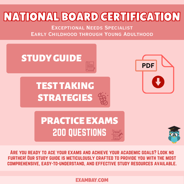 National Board Certification Exceptional Needs Specialist (Early Childhood through Young Adulthood) Study Guide 2026: NBPTS Certification