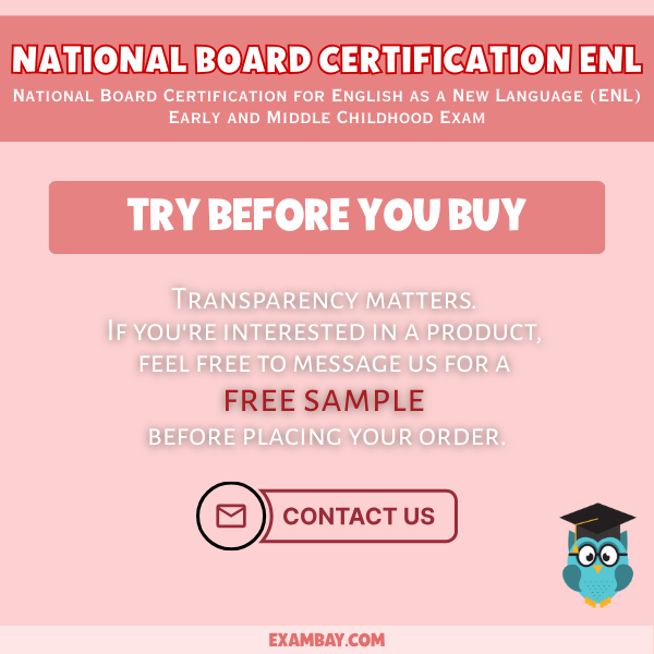 National Board Certification English as a New Language Study Guide 2025-2026: NBPTS ENL Prep