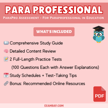Para Professional Study Guide 2025-2026: Master the ParaPro Assessment