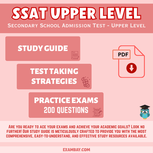 SSAT Upper Level Prep Guide 2025-2026: In-Depth Content Review, Practice Tests & Exam Strategies for SSAT - Your Key to Top U.S. High Schools