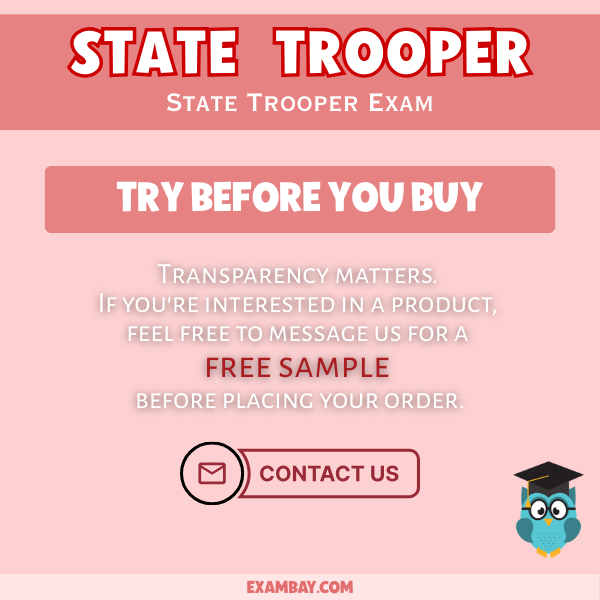 State Trooper Exam Study Guide 2025-2026: In-Depth Content Review, Practice Tests & Exam Tips for Law Enforcement Success | Trooper Triumph