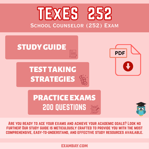 TExES School Counselor (252) Study Guide 2025-2026: Detailed Content Review, Exam Tips and Full-Length Practice Tests for School Counselors